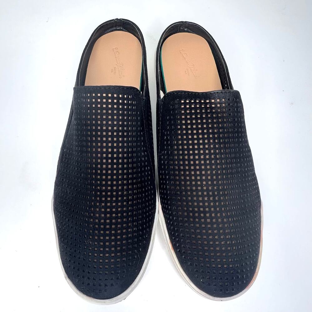 Universal Thread Meena Women's 10 Black Mesh Backless Slip On Sneakers Mules